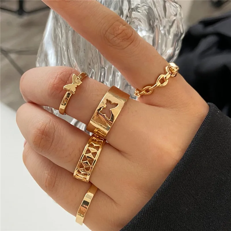 Women's Boho Rings Set