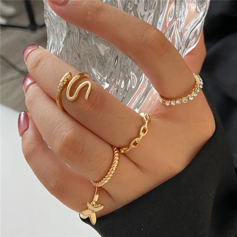 Women's Boho Rings Set