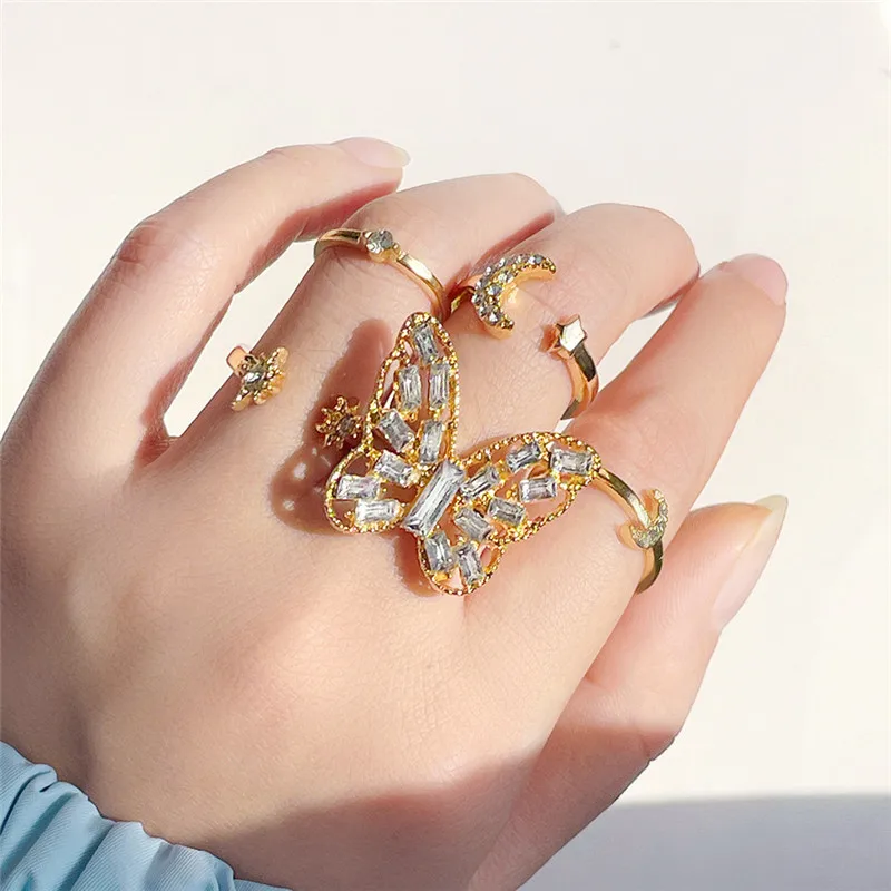 Women's Boho Rings Set