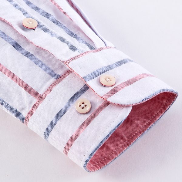 Men's Formal Striped Cotton Shirts - Image 6