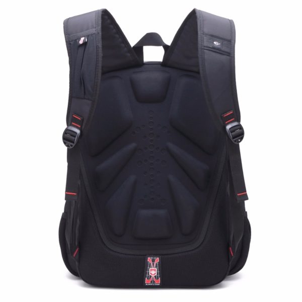 Men's Diagonal Zippper USB Backpack - Image 7