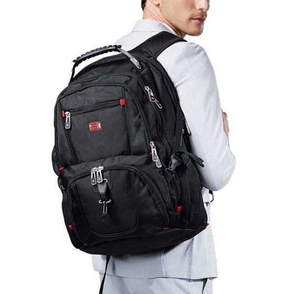 Men's Swiss Multifunctional Waterproof Laptop Backpack - Image 6