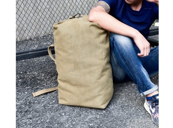 Men's Large Capacity Laconic Tactical Style Backpack - Image 4