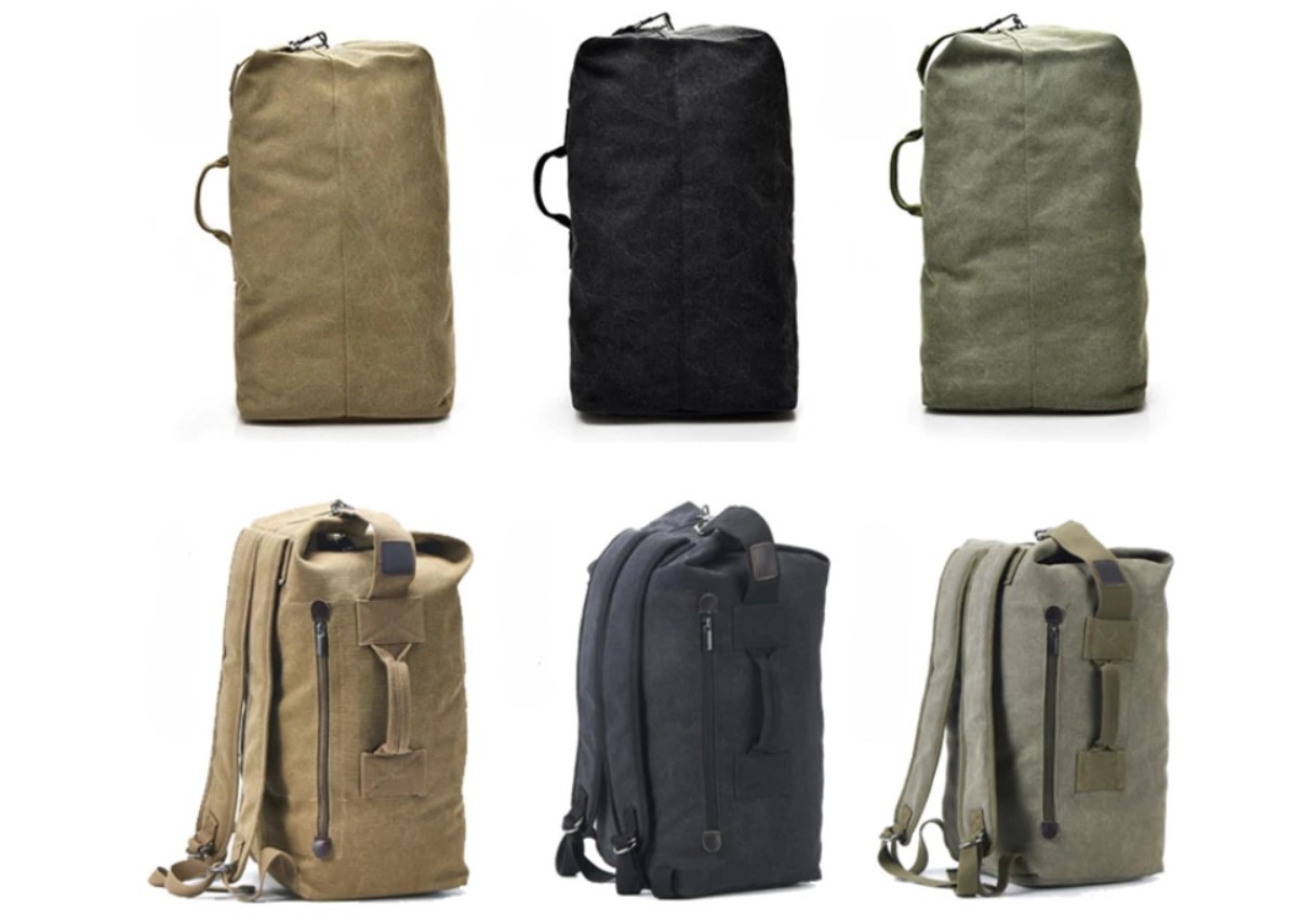 Men's Large Capacity Laconic Tactical Style Backpack