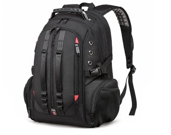 Men's 45L USB Backpack with Raincover - Image 4