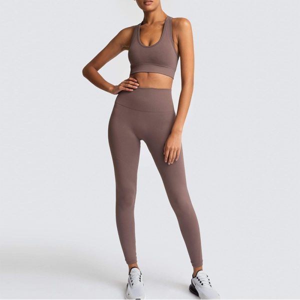 Women's Yoga Seamless Sportswear Set - Image 8