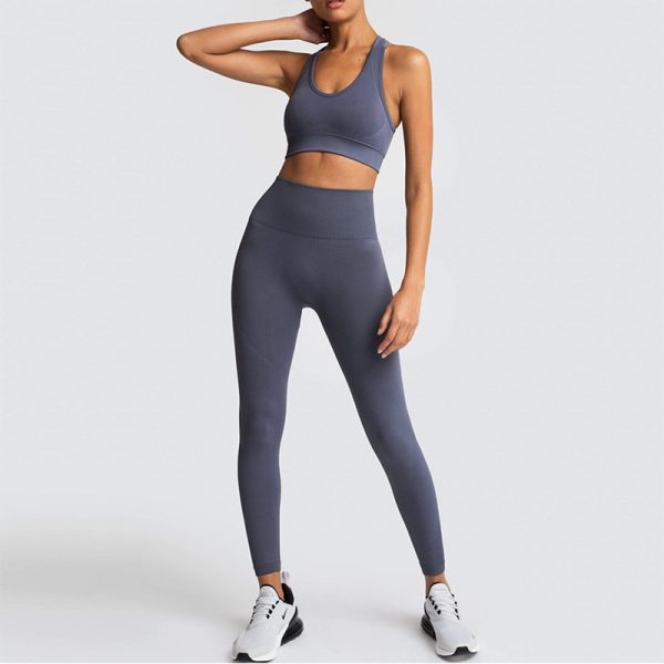 Women's Yoga Seamless Sportswear Set - Image 7