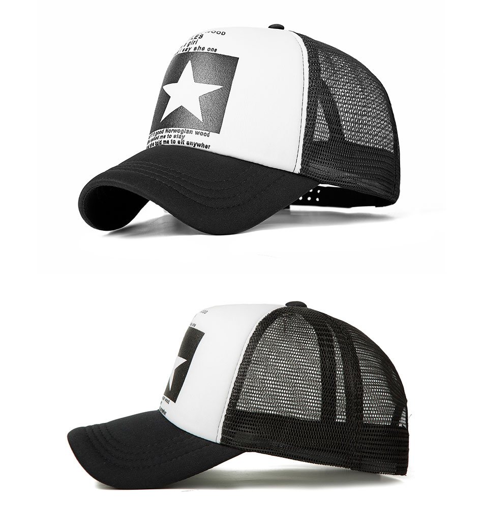 Men's Colorful Mesh Baseball Cap
