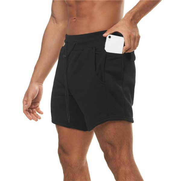 Men's Solid Color Sport Shorts - Image 3