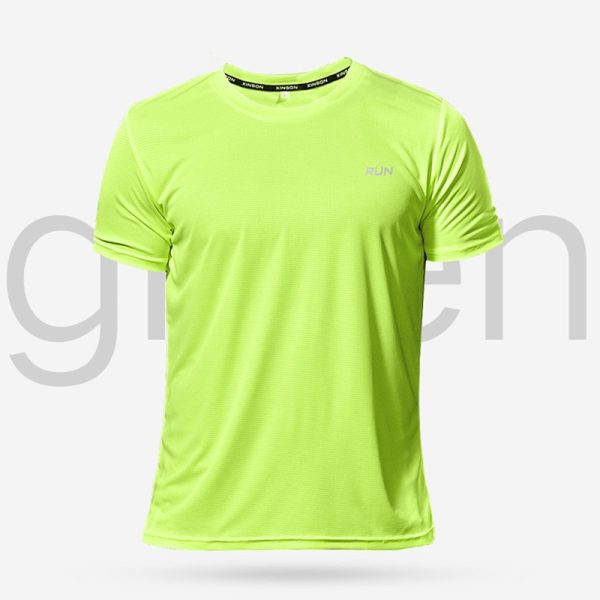 Men's Solid Color Quick Dry T-Shirt - Image 5