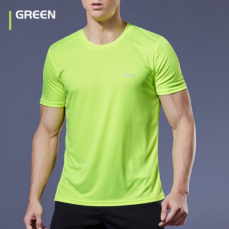 Men's Solid Color Quick Dry T-Shirt