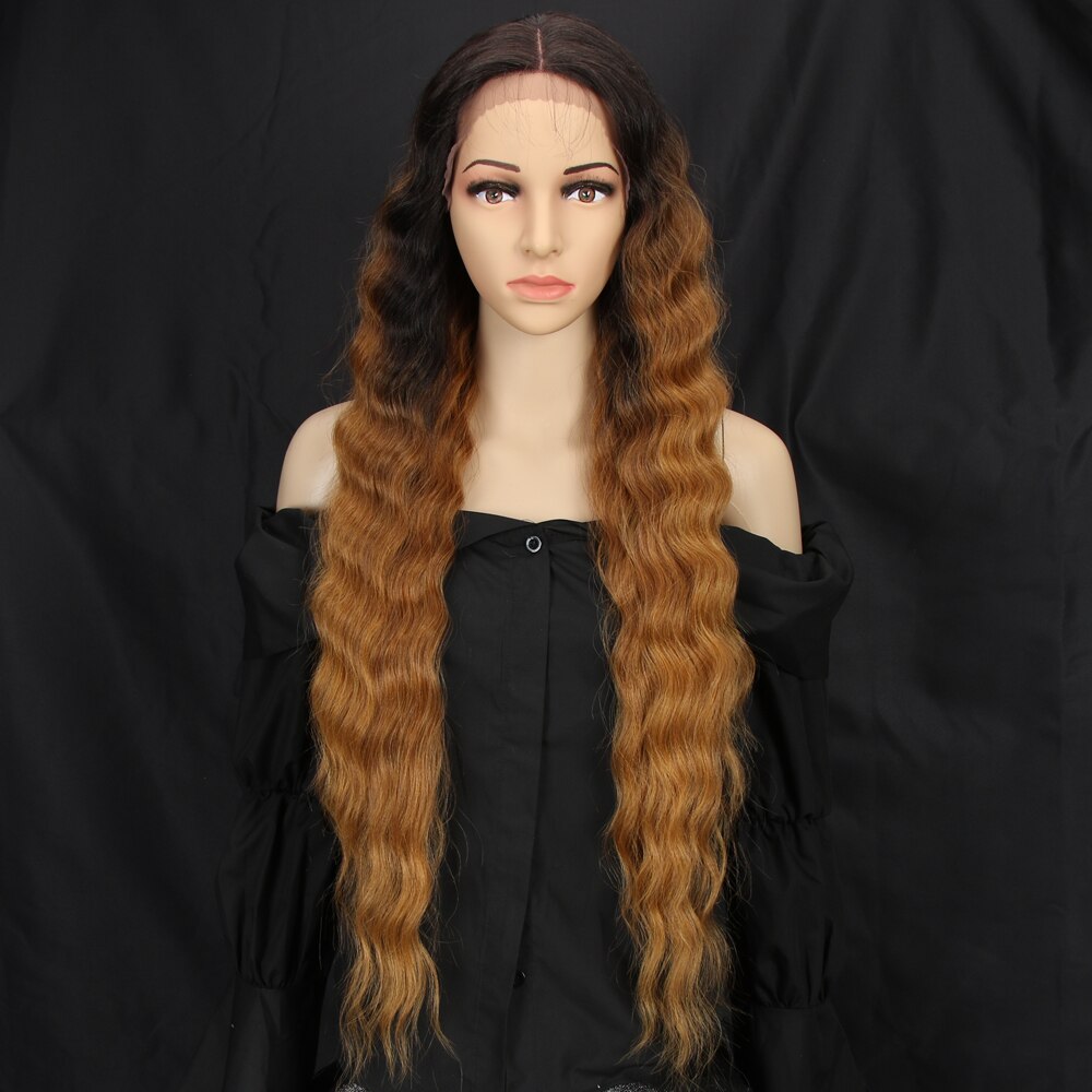 Lace Front Deep Wave Ombre Wig