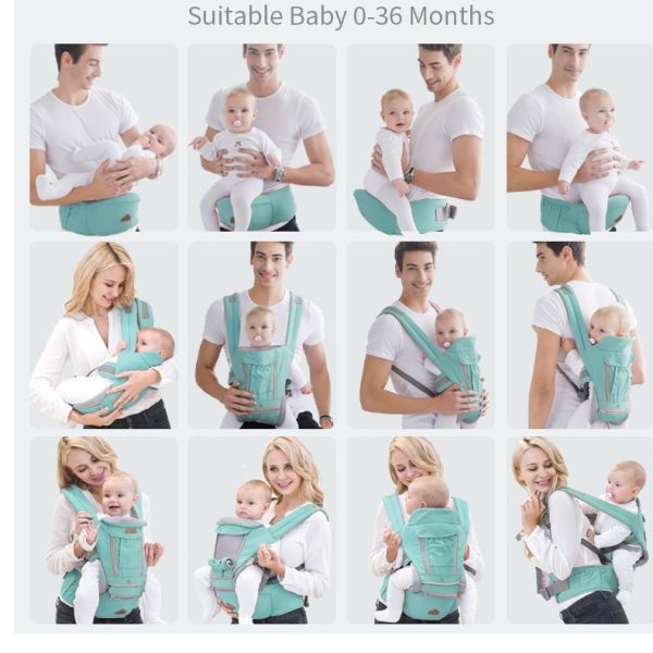 Breathable Ergonomic Baby's Carrier Backpack - Image 9