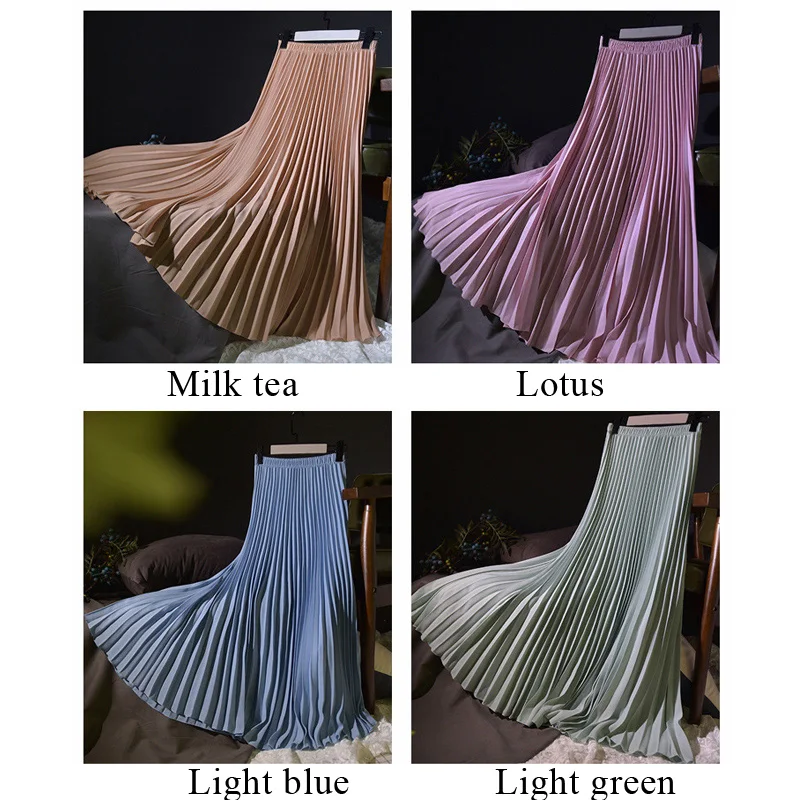 Women's Maxi Solid Skirt