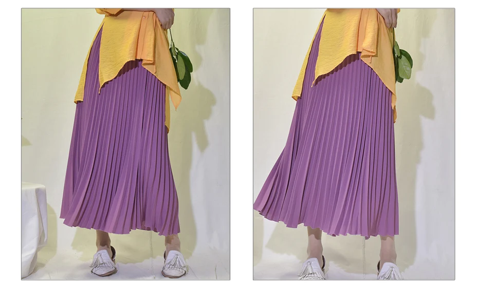 Women's Maxi Solid Skirt