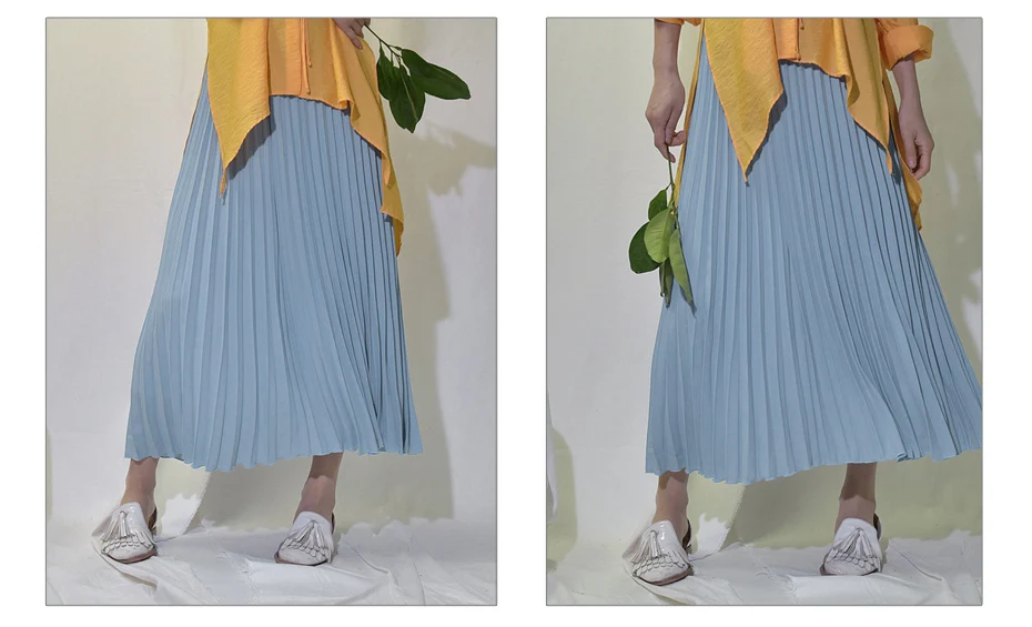 Women's Maxi Solid Skirt