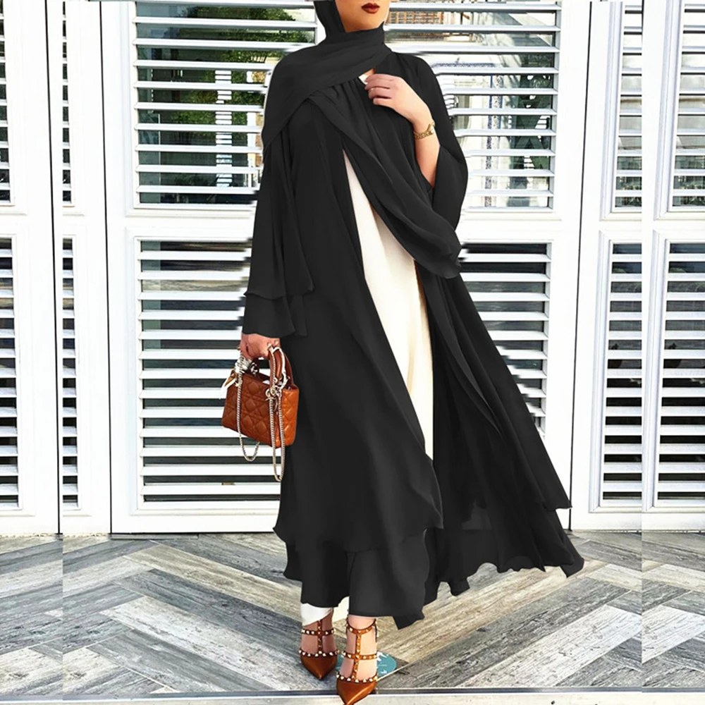 Women's Muslim Chiffon Abaya