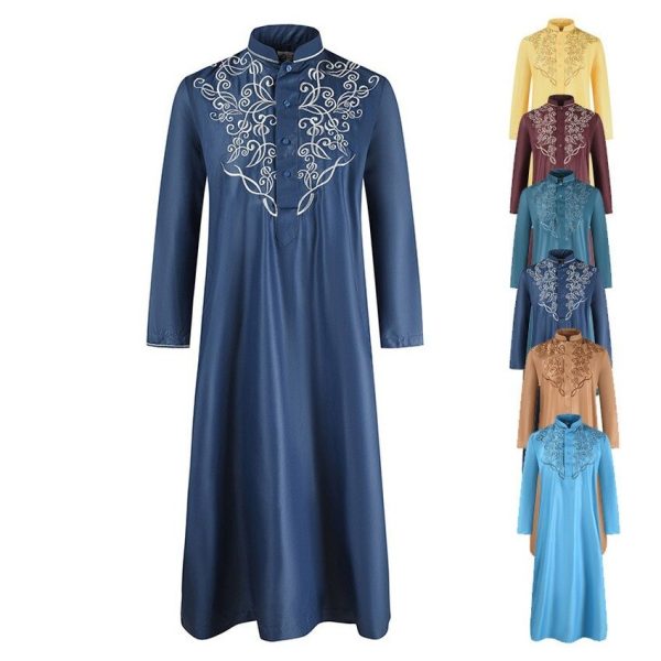 Men's Fashion Muslim Thobe - Image 8