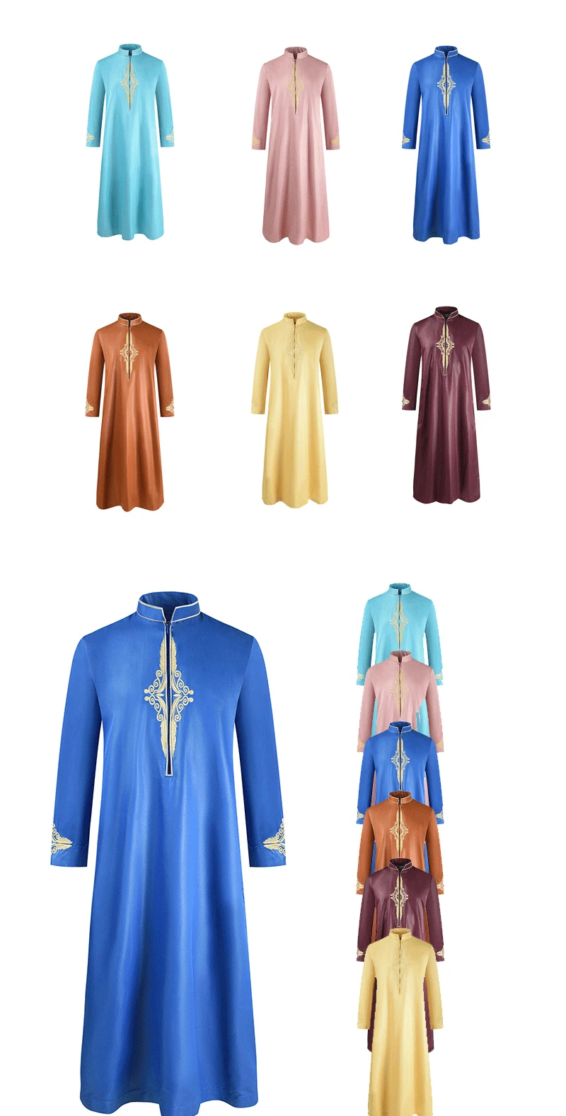 Men's Fashion Muslim Thobe