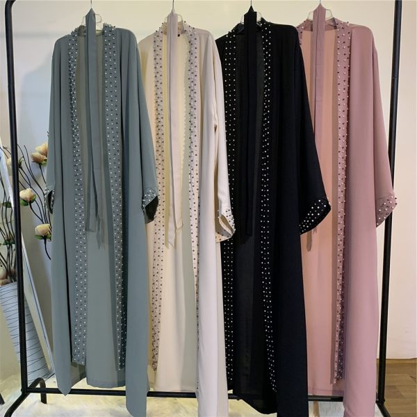 Women's Muslim Solid Kaftan - Image 8