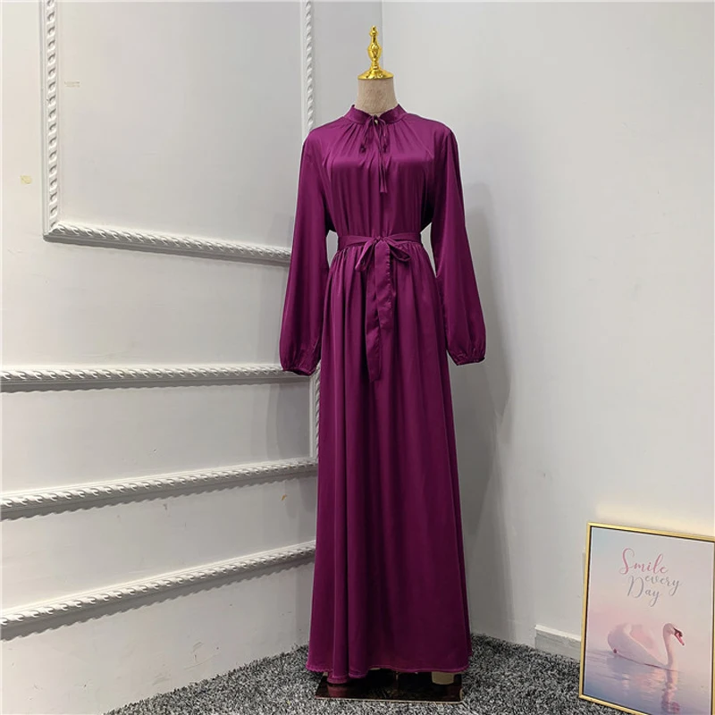 Women's Muslim Satin Abaya