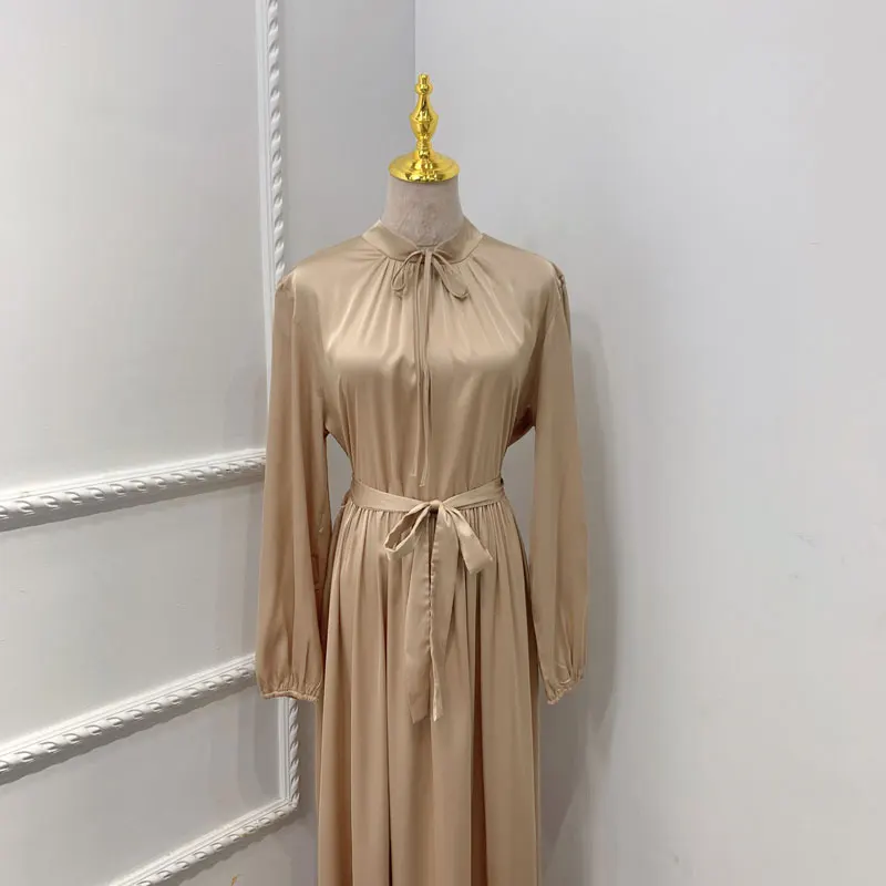 Women's Muslim Satin Abaya