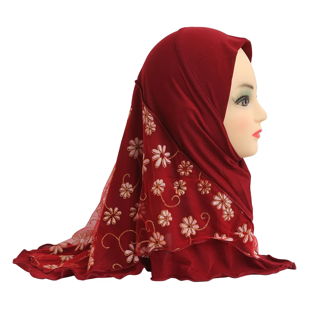Girl's Flower Head Scarf