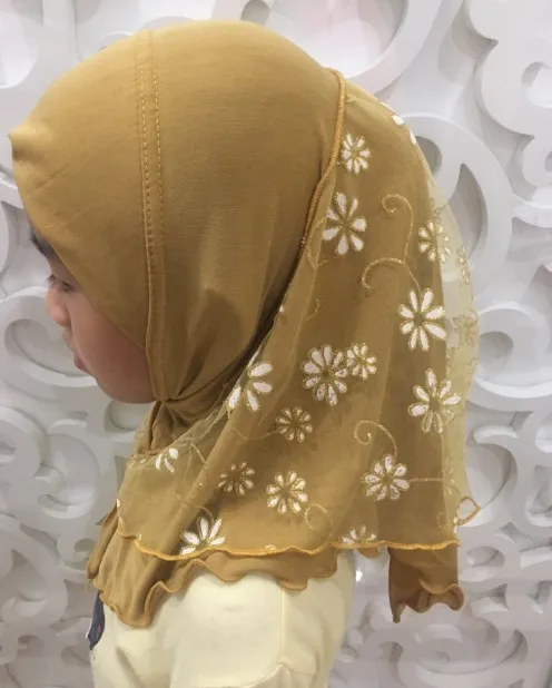 Girl's Flower Head Scarf