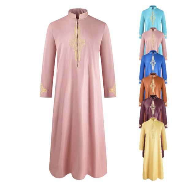 Classic Muslim Long Thobe - Image 3