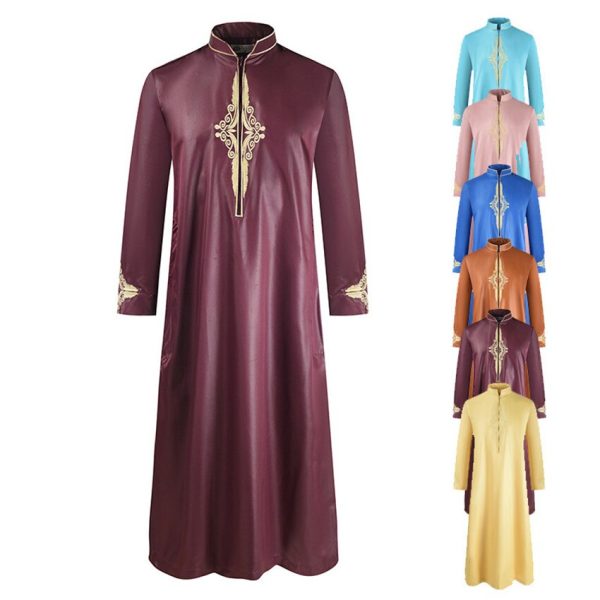 Classic Muslim Long Thobe - Image 5