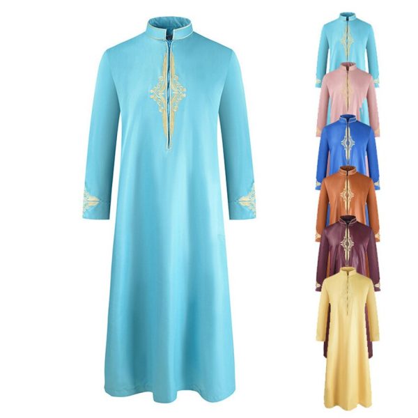 Classic Muslim Long Thobe - Image 4