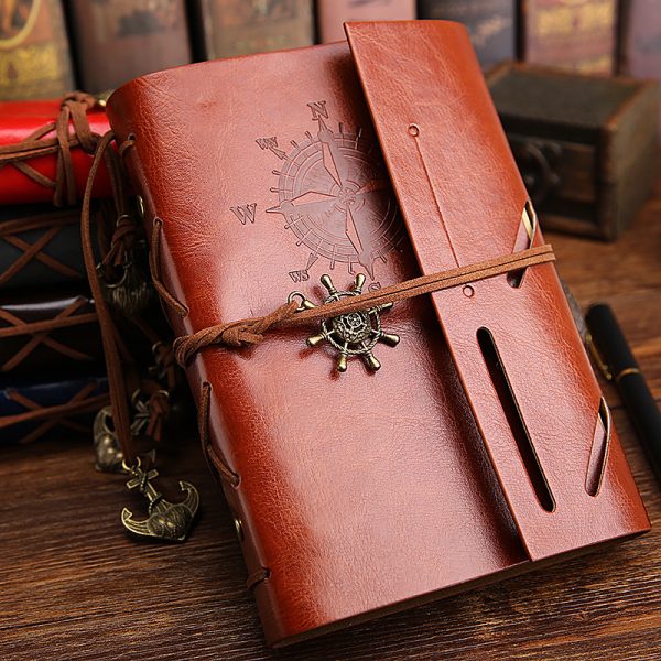Elegant Vintage Leather Journal - Image 5