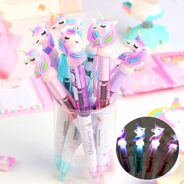 Creative Cartoon Light Unicorn Pen - Image 4