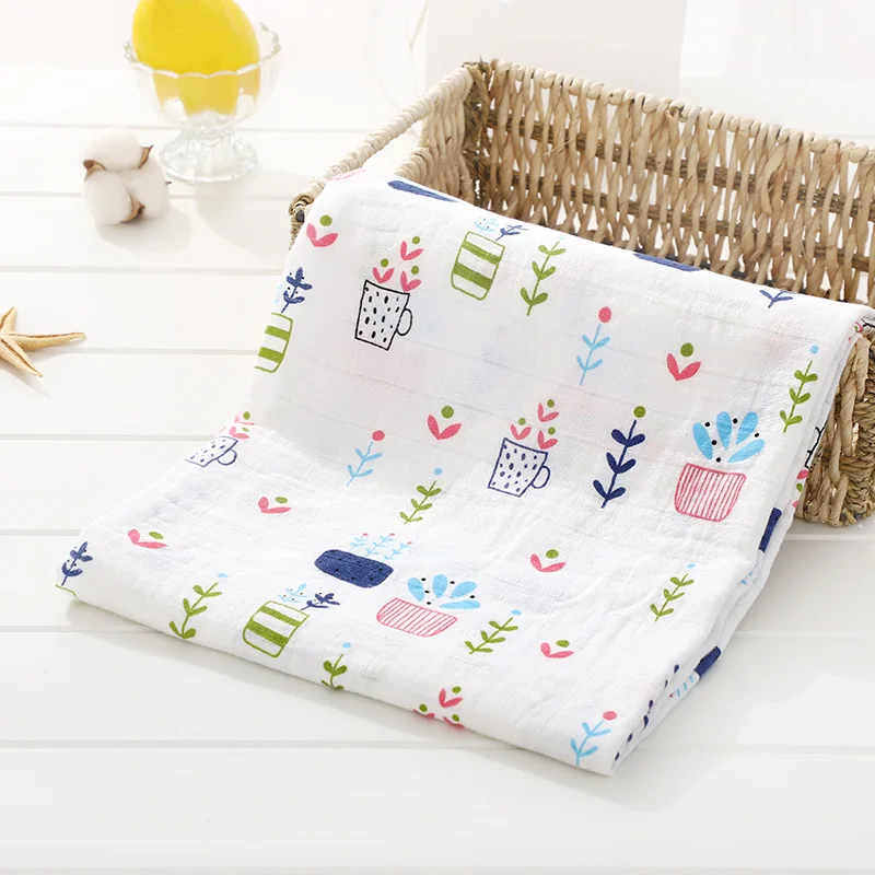 Baby Cotton Muslin Swaddle Blanket