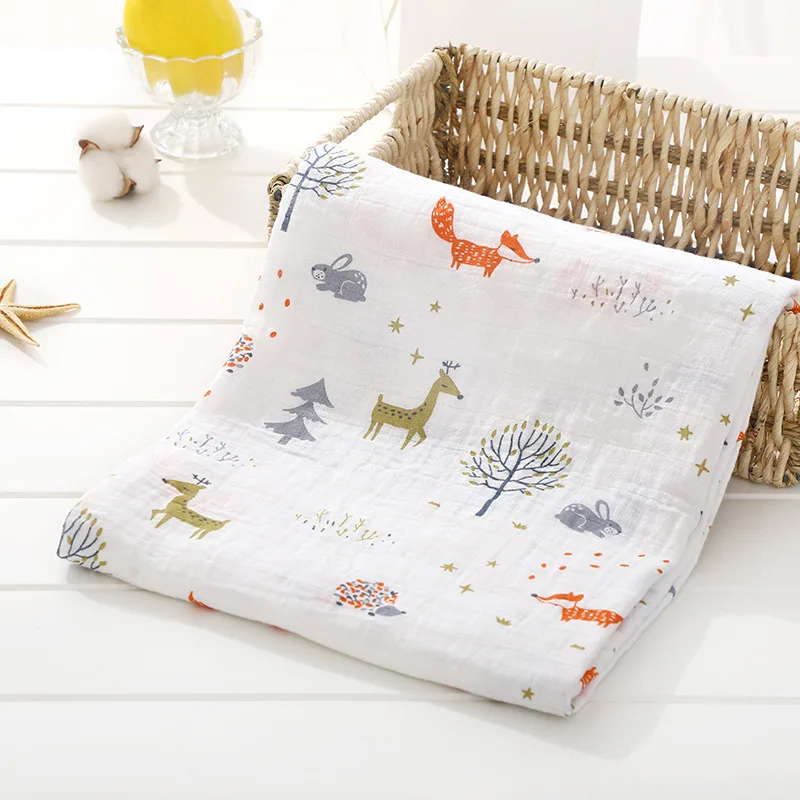 Baby Cotton Muslin Swaddle Blanket