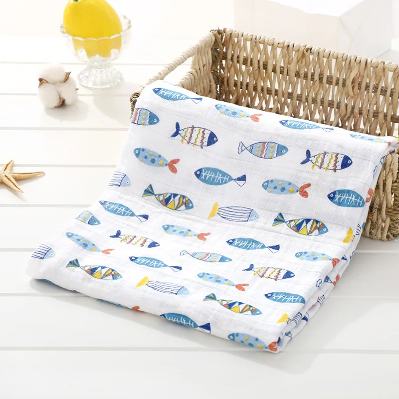 Baby Cotton Muslin Swaddle Blanket