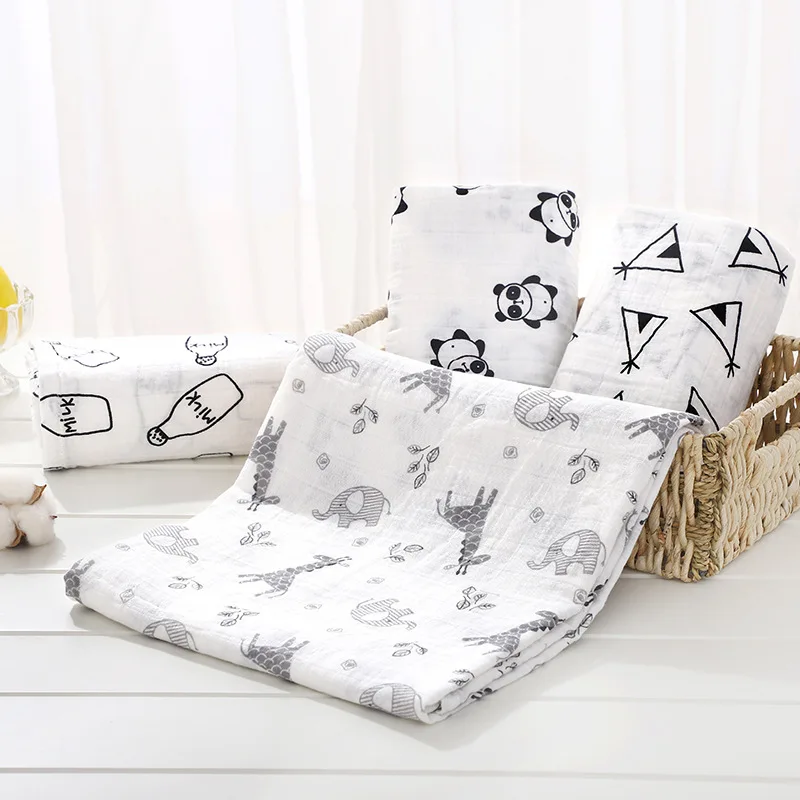 Baby Cotton Muslin Swaddle Blanket