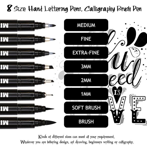 8 Pcs Calligraphy Pens - Image 5