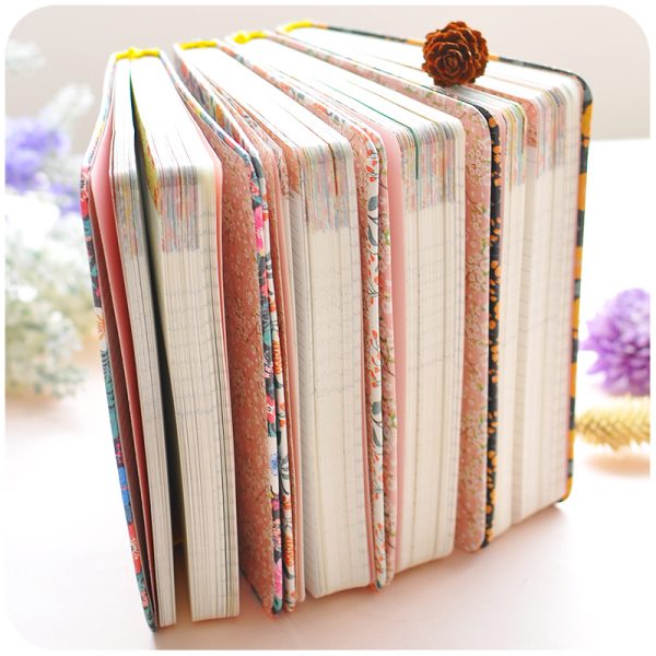 Diaries with Floral Patterned Faux Leather Cover - Image 5