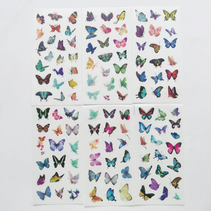 Flying Butterflies Washi Stickers