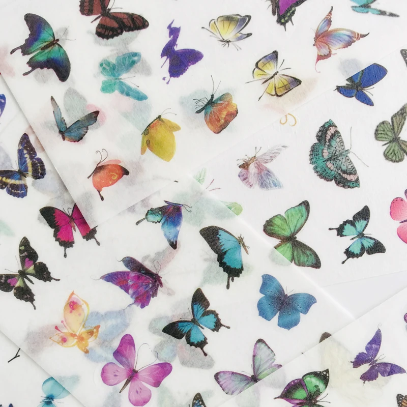 Flying Butterflies Washi Stickers