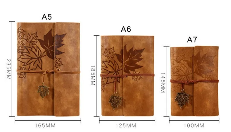 Vintage Traveler's PU Leather Notebook