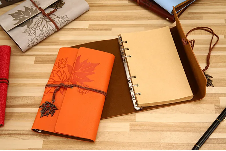 Vintage Traveler's PU Leather Notebook