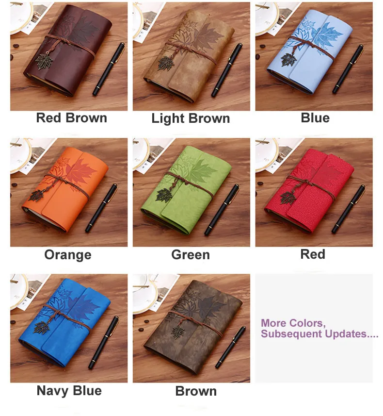 Vintage Traveler's PU Leather Notebook