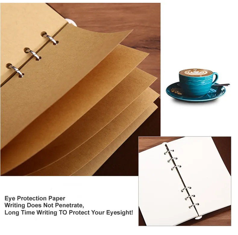 Vintage Traveler's PU Leather Notebook