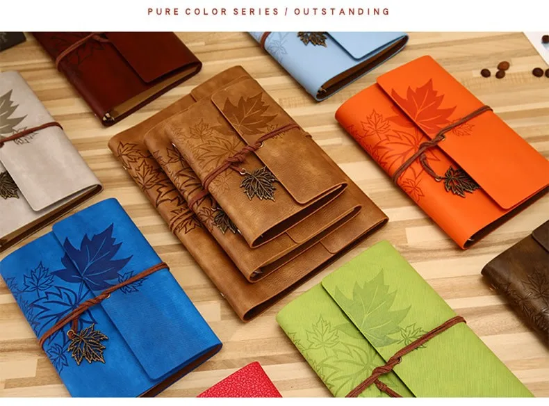 Vintage Traveler's PU Leather Notebook