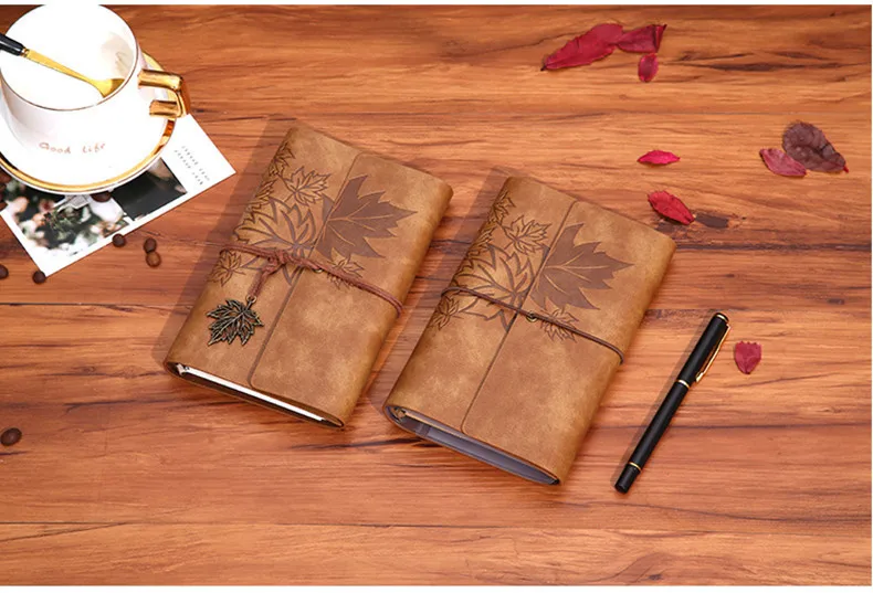 Vintage Traveler's PU Leather Notebook