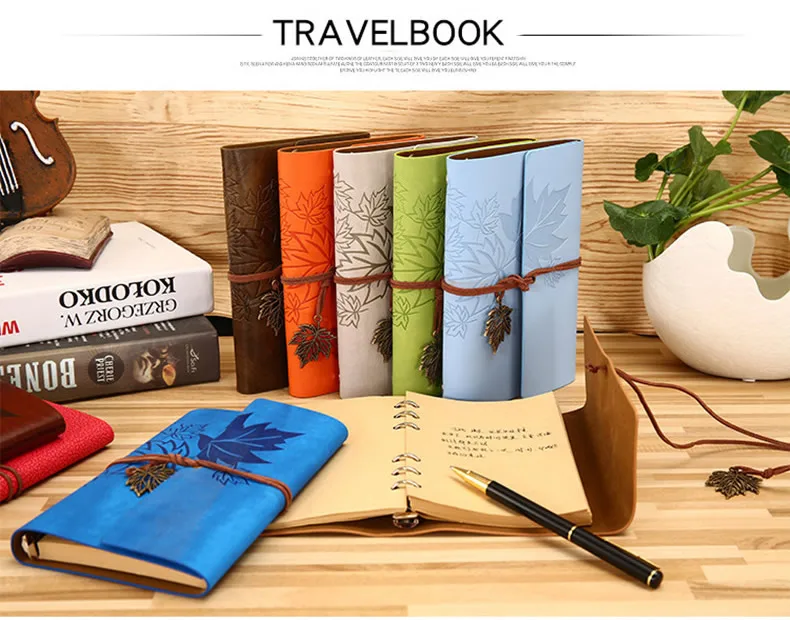 Vintage Traveler's PU Leather Notebook