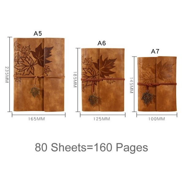 Vintage Traveler's PU Leather Notebook - Image 7