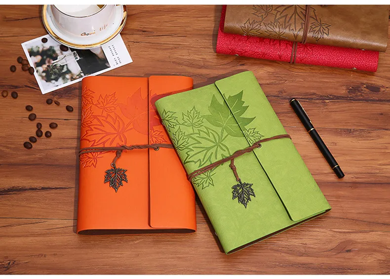 Vintage Traveler's PU Leather Notebook